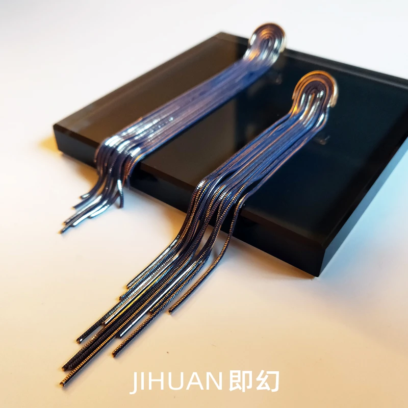 铜合金耳饰 ♦失约的巴黎 高定私服流苏耳环 高端独特耳饰A-3964