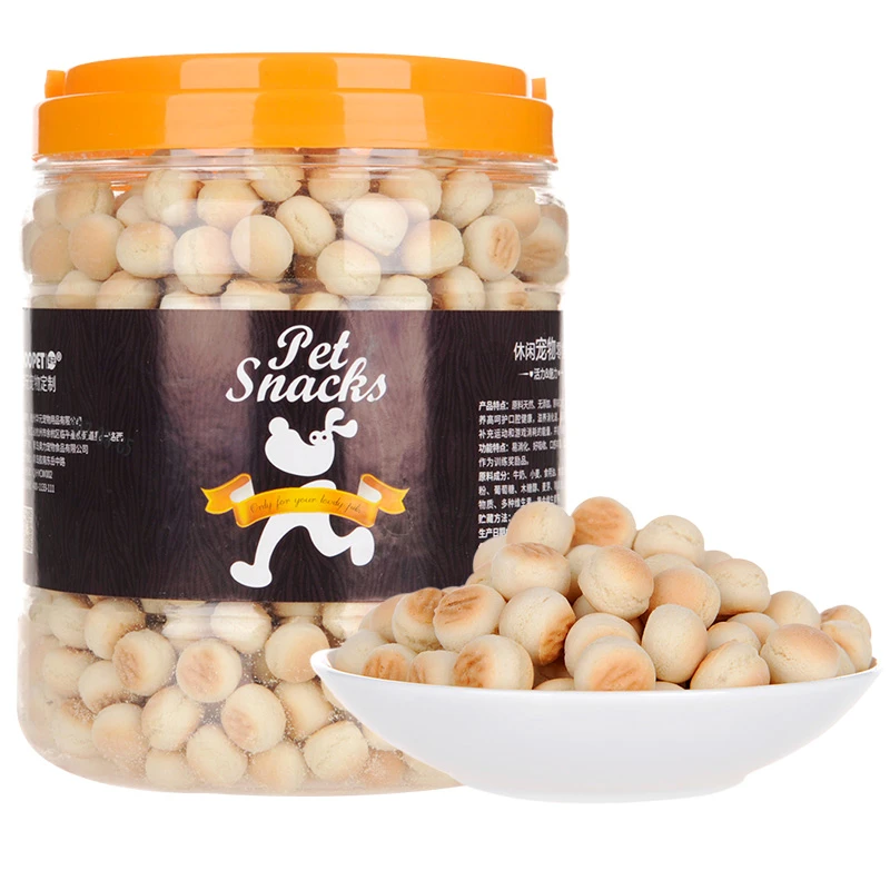 HOOPET狗狗零食奶香小馒头300g磨牙洁齿饼干