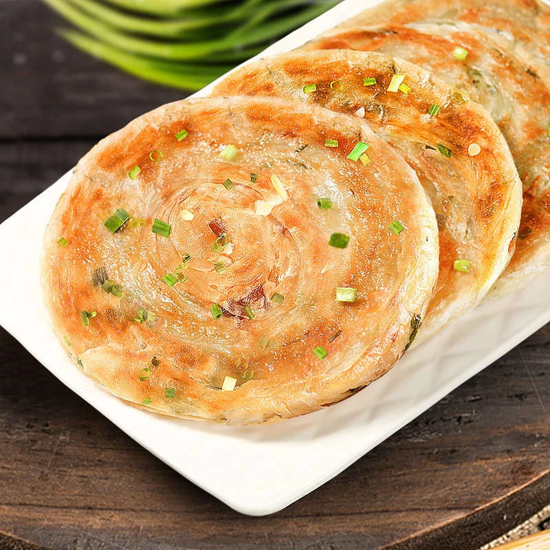 老上海葱油饼10片900克正宗葱油饼葱香味手抓饼2袋包邮速食原味