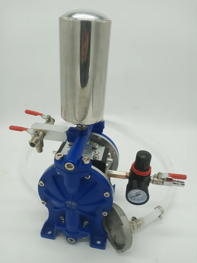 台湾横阪A-15B隔膜泵，大流量多枪使用隔膜泵