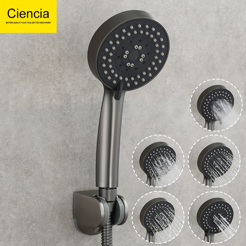塑料淋浴花洒喷头浴室多功能出水莲蓬头家用增压手持花洒