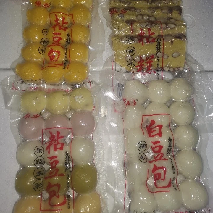 芈乡年糕，东北粘豆包试吃装4袋约2000克4个品种