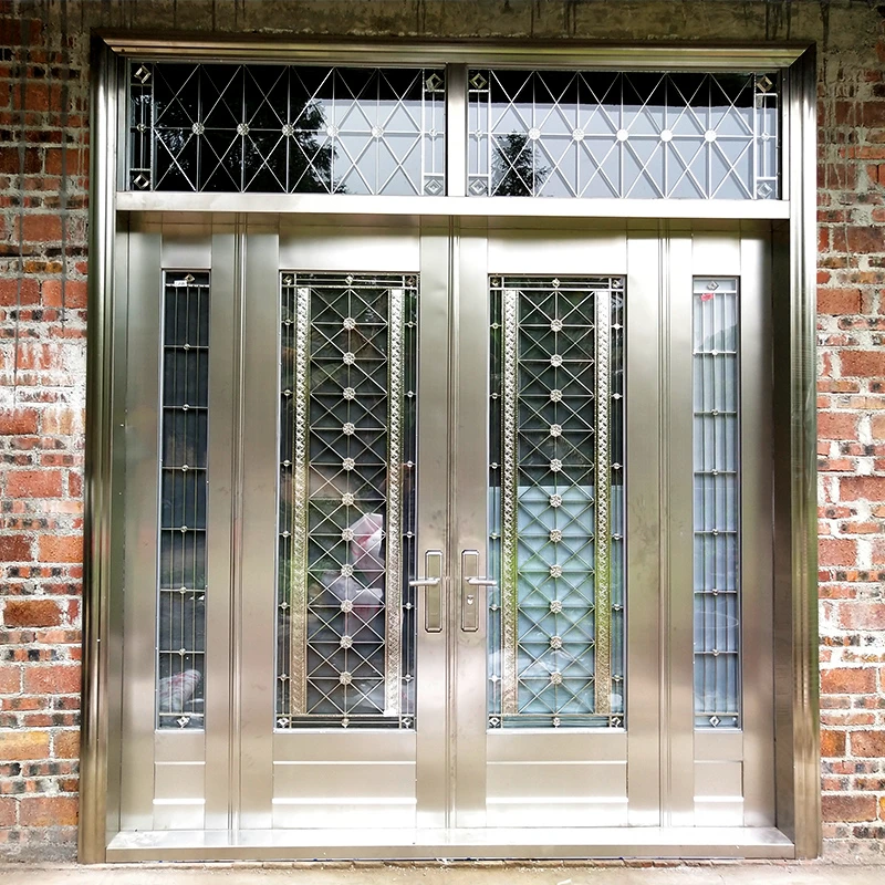 西安不锈钢防盗门对开四开门家用进入户门