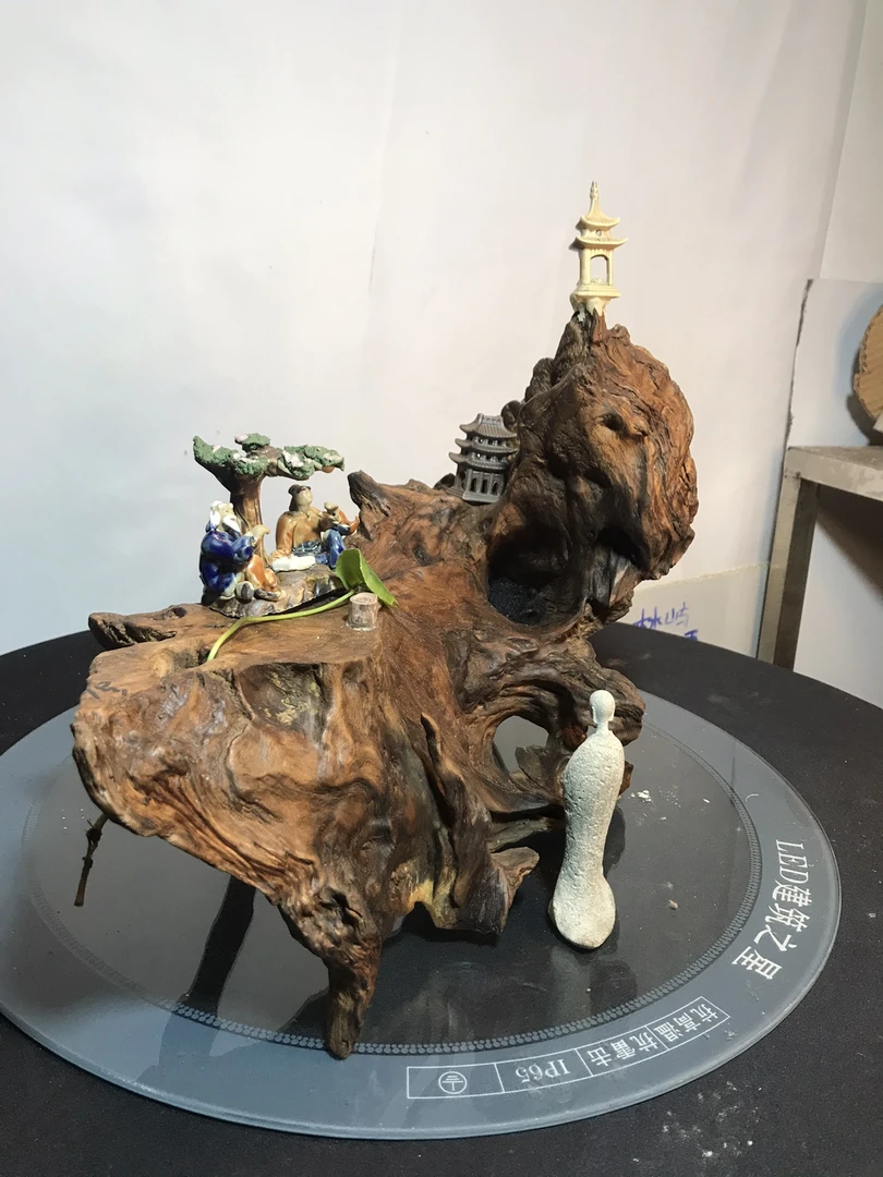 株木倒流香摆件