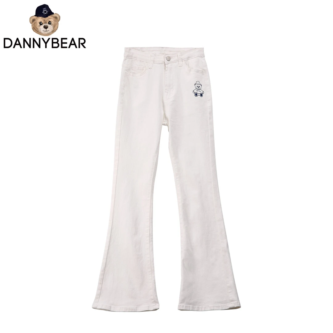 #XX#DANNYBEAR女款牛仔微喇裤喇叭裤休闲裤DJY1881950-259
