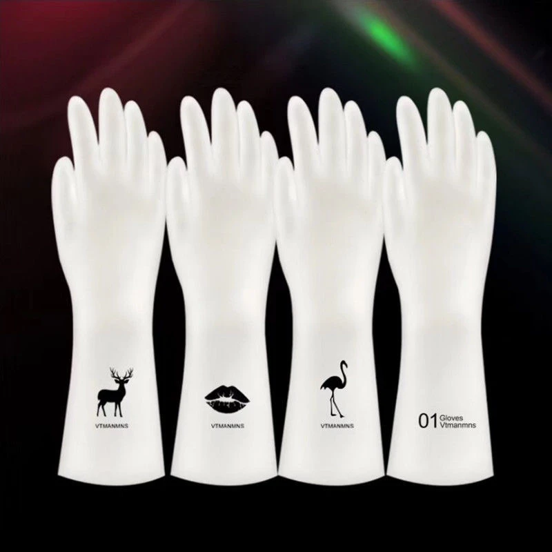 耐用洗碗手套女防水橡胶薄款厨房防滑洗衣胶皮塑料家务清洁洗菜