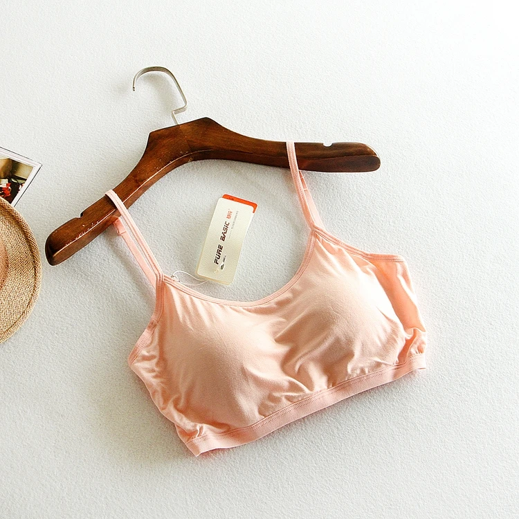 8015 韩版无钢圈 罩杯一体式胸垫小背心