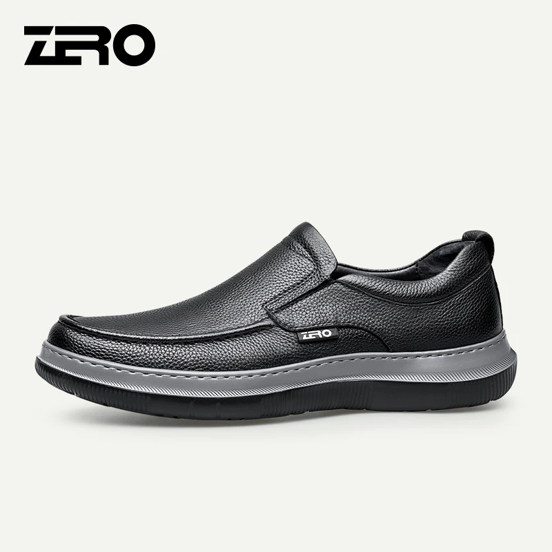 零度柔软细腻舒适脚感真皮男士软底商务休闲男皮鞋休闲男鞋13766
