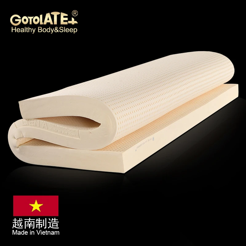 Gotolatex歌蕾丝越南原装进口天然乳胶床垫95D偏硬5cm7.5cm10cm