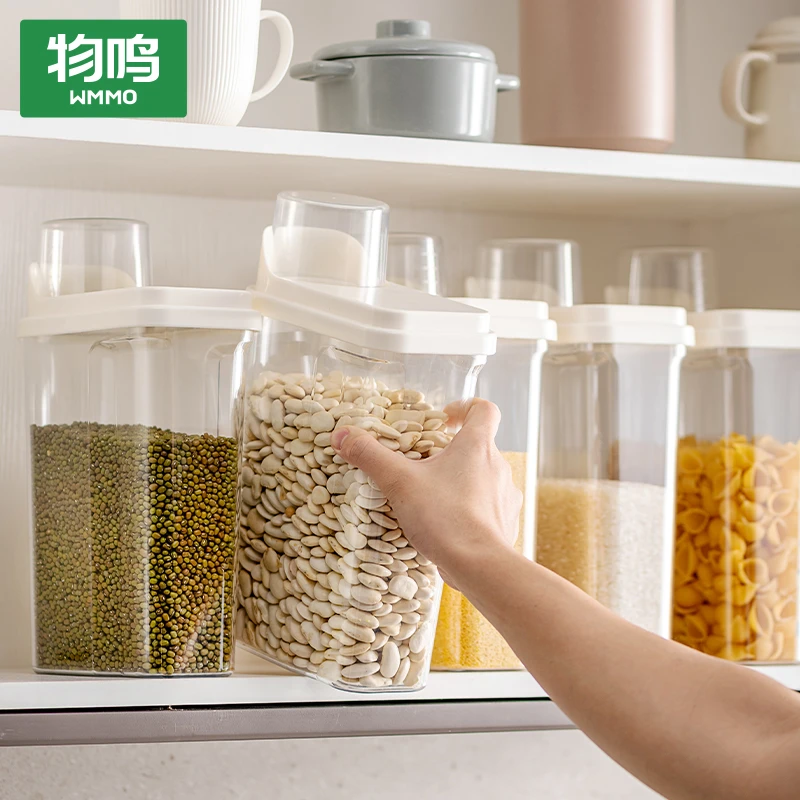 物鸣五谷杂粮收纳盒厨房米罐家用食品级面粉储存装豆子储物神器