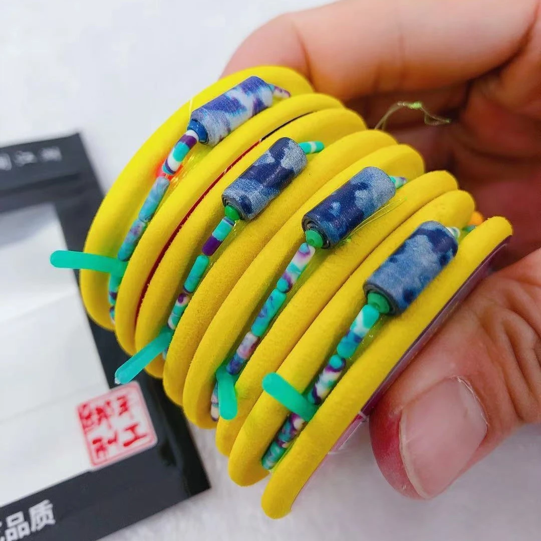 （拍1发3）纯手工绑制  高端原丝迷彩 内有刻度铅 高端线组