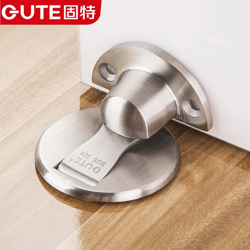 固特门吸免打孔隐形地吸卫生间门碰门阻强磁地装防撞墙吸门挡门顶