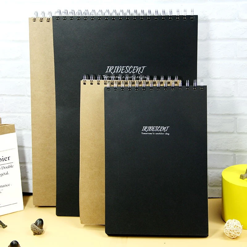 记忆印象牛皮画本黑卡绘画本速写本马克笔彩铅水彩水粉丙烯图画本