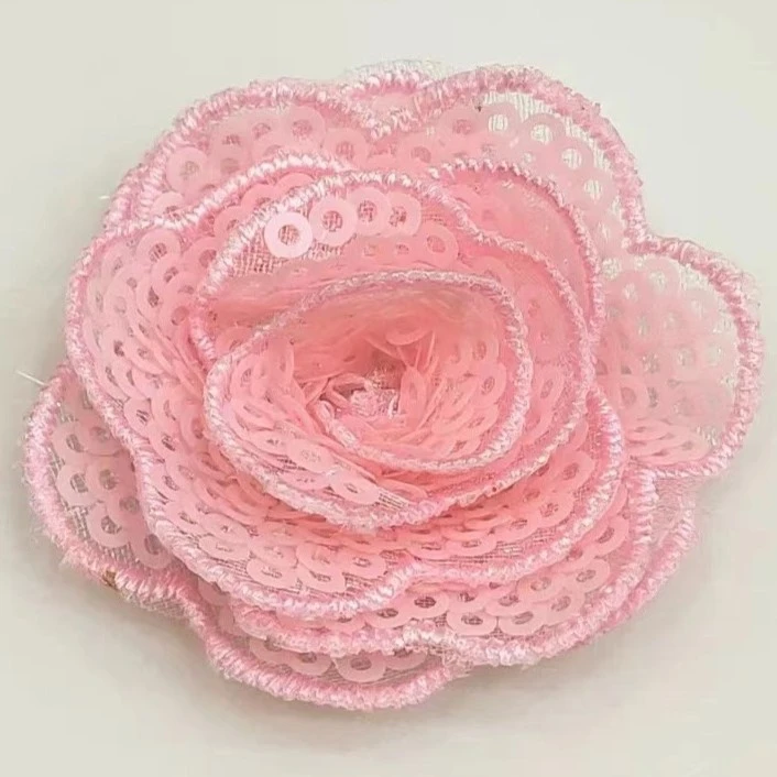 狗外婆家 4.5cm布艺装饰品花朵 别针毛衣围巾胸花配饰品