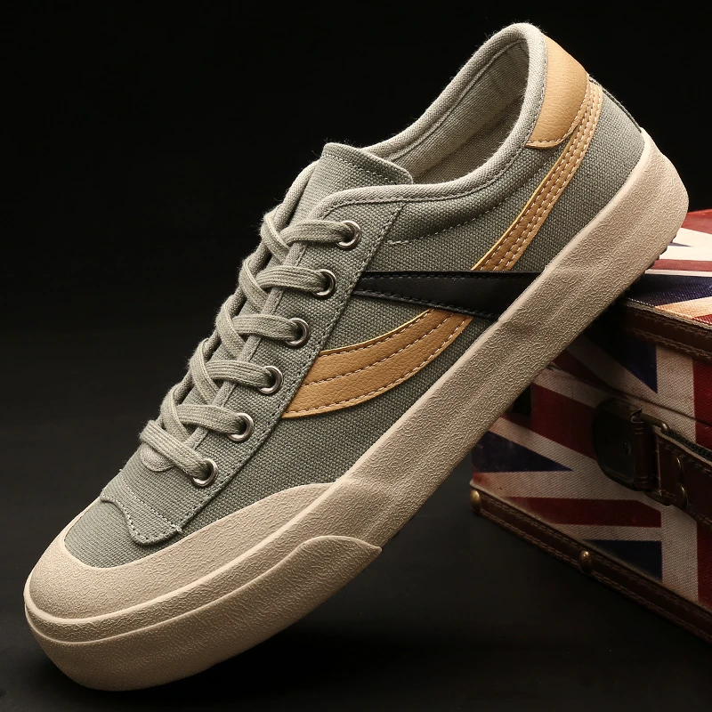 21288 帆布鞋男新款潮鞋男士布鞋韩版百搭潮流透气板鞋低帮男鞋