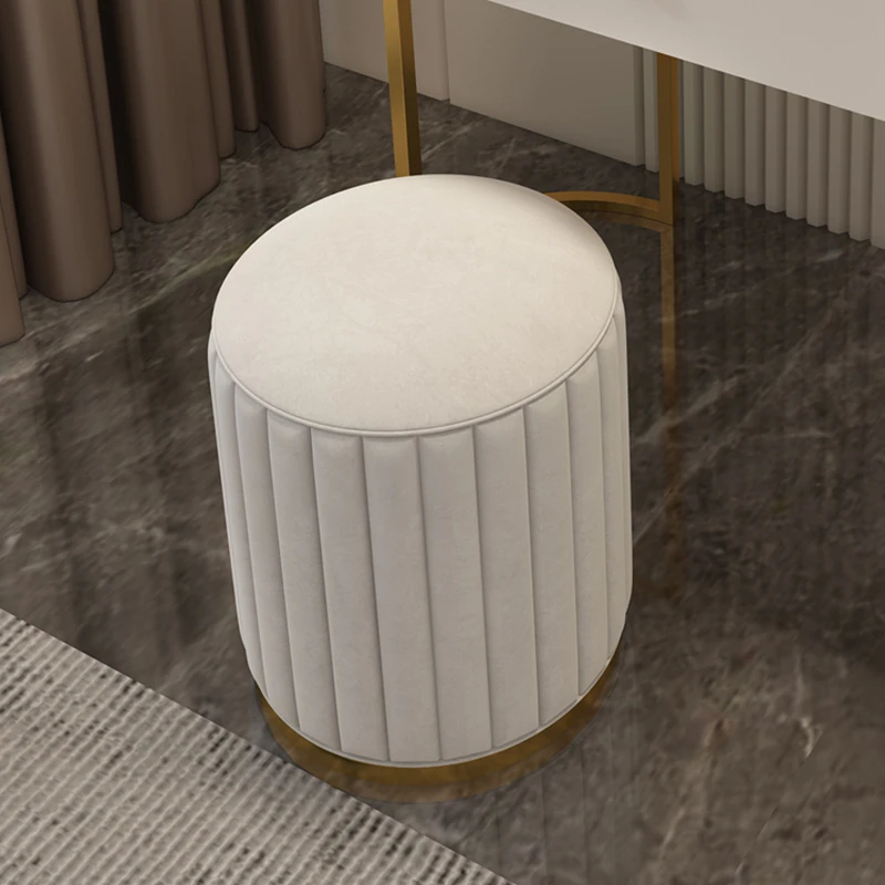 北欧家用布艺沙发桌凳椅网红桌凳椅时尚客厅茶几凳创意妆台凳简约