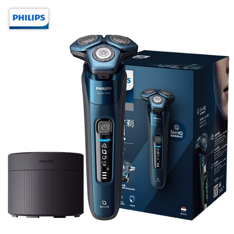 飞利浦PHILIPS电动剃须刀全新7系蓝蜂巢肌能感应智能刮胡刀S7731