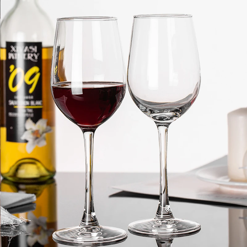 【源头工厂】无铅家用红酒杯高脚杯葡萄酒杯320ml两只高档创意加厚