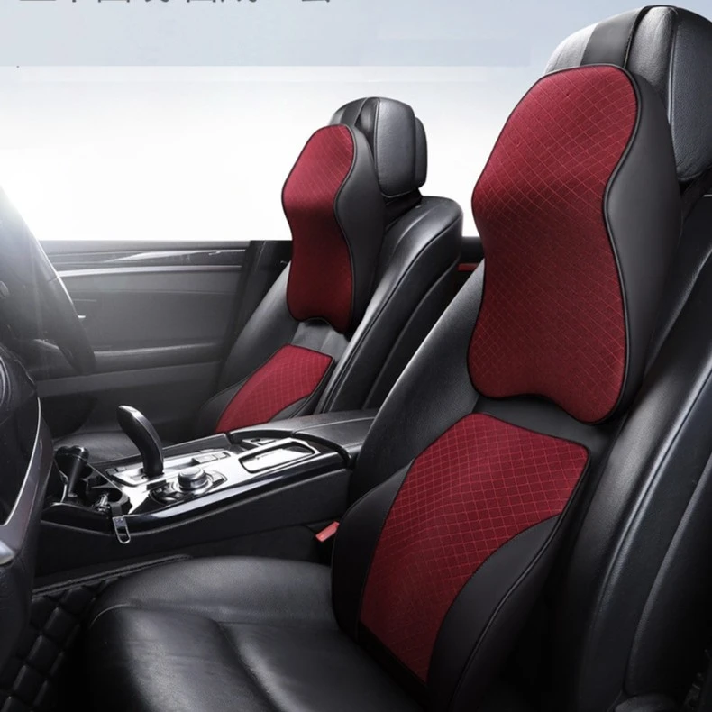 【开车不累】四季通用厂家直销记忆棉头枕腰靠可拆洗