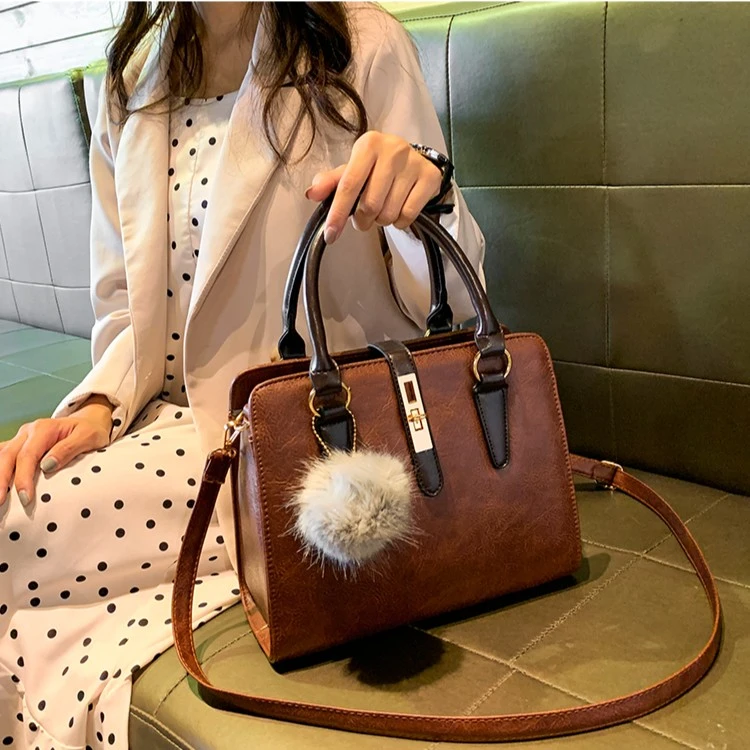 209#复古女士方包【27*21*12】时尚百搭网红ins欧美手提单肩斜挎