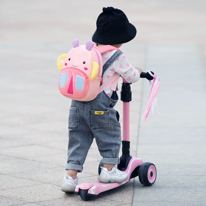 V.NINE第九城可爱动物卡通小学生幼儿园双肩背包儿童书包宝宝零食