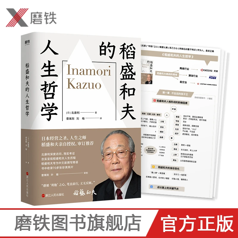 《稻盛和夫的人生哲学》收录70多张珍贵图片随书赠思维导图人生哲学