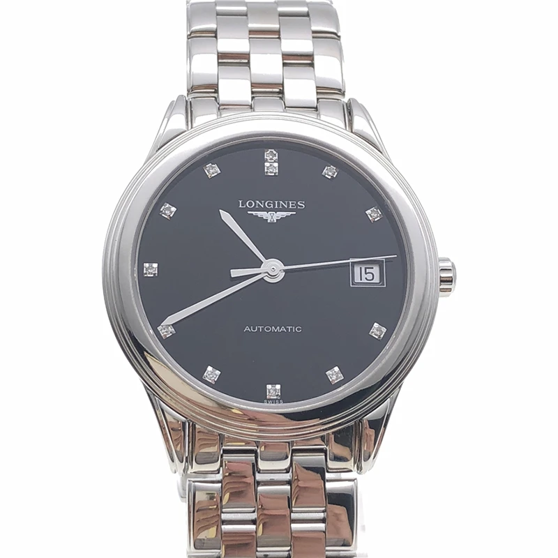 95新 Longines/浪琴 辰辰说表/军旗系列自动男表L4.774.4.57.6