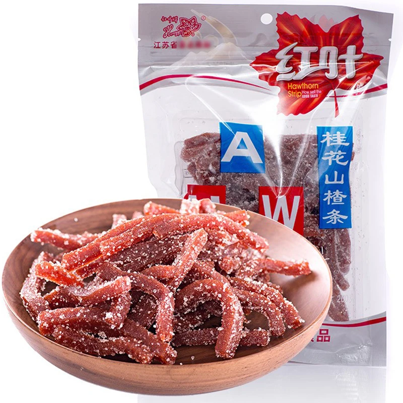 红叶桂花山楂条200g/袋 蜜饯果干休闲零食新鲜工艺果味徐州特产