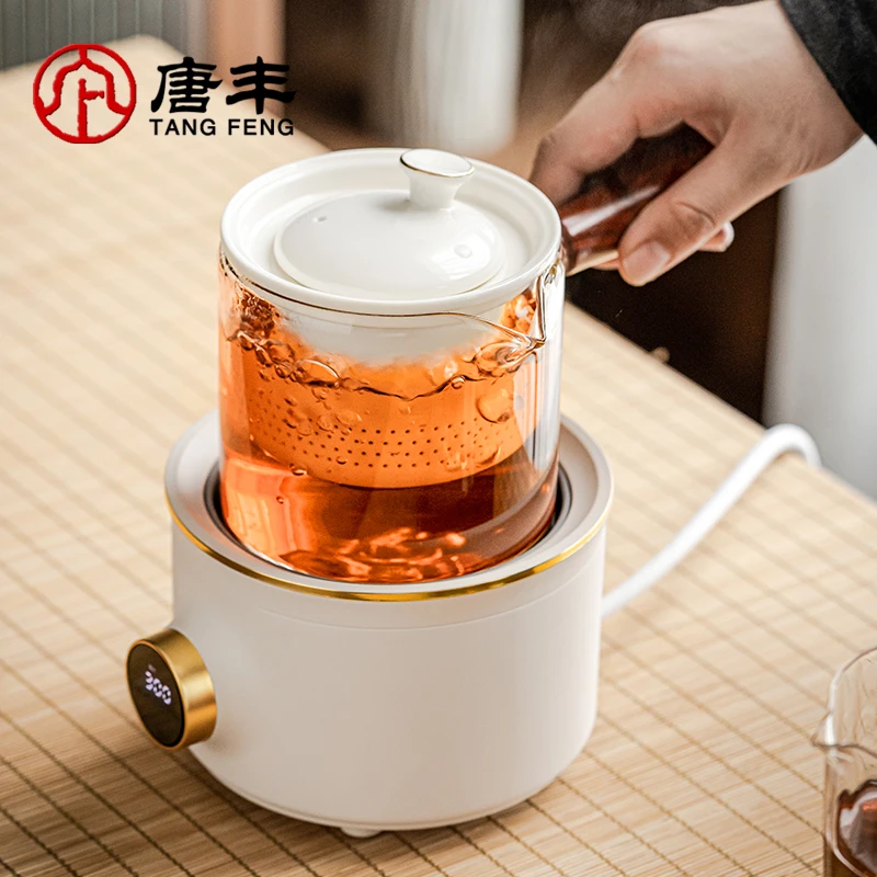 唐丰电陶炉煮茶炉迷你多功能小型温煮茶器套装家用玻璃煮茶壶专用