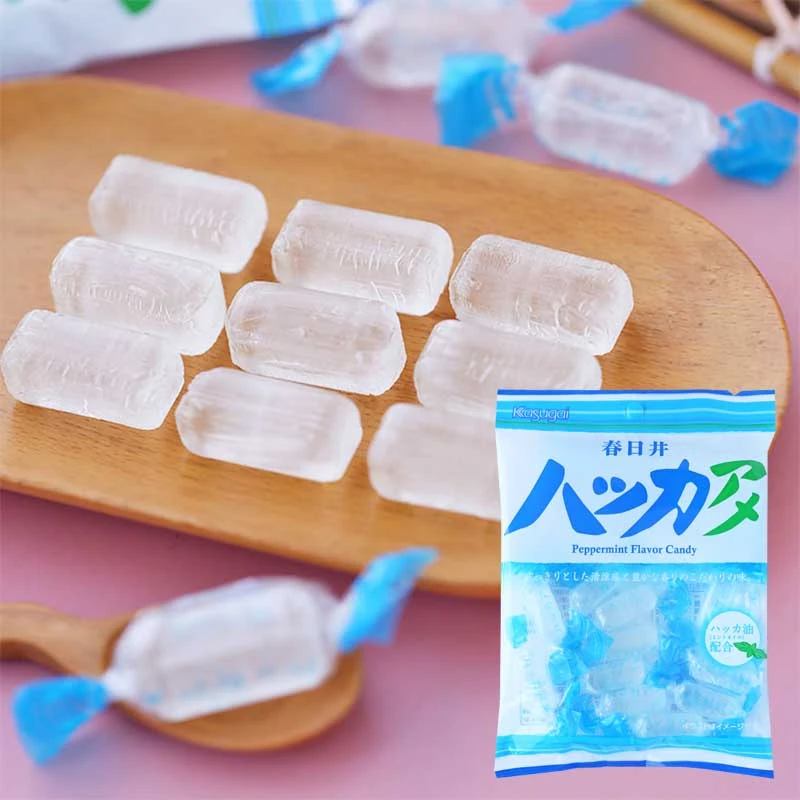 日本进口春日井薄荷硬糖清凉水果糖喉糖清爽薄荷喜糖150g袋装