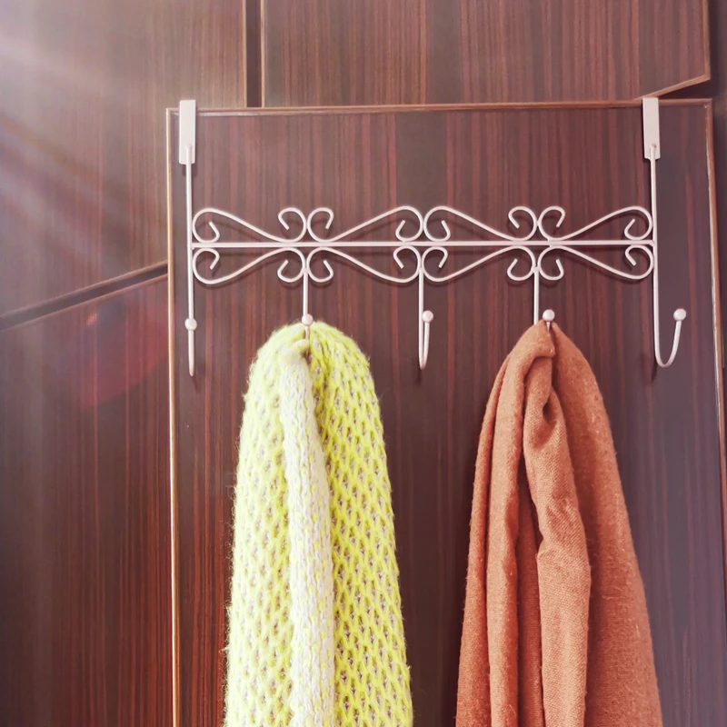 房间门卫生间门免打孔挂钩居家收纳方便实用浴室门挂架&OSHIYI