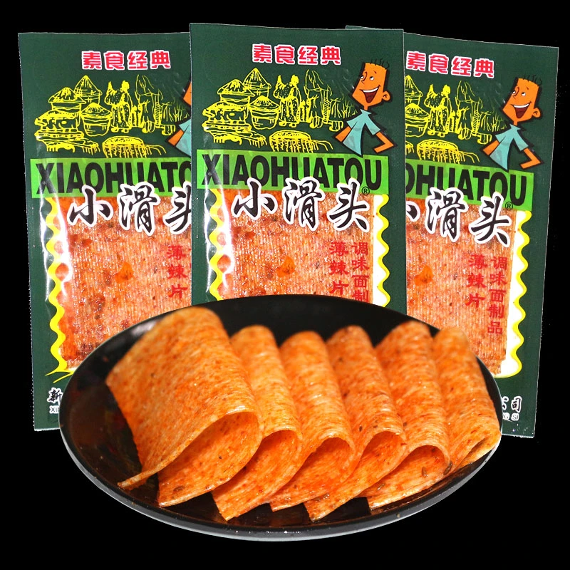 小滑头辣片18克每包8090后童年儿时怀旧零食大礼包调味面制品