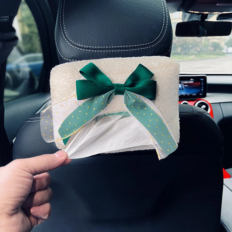 【纸巾包合集】汽车纸巾包毛绒可爱车内用抽纸盒套扶手箱纸巾袋女