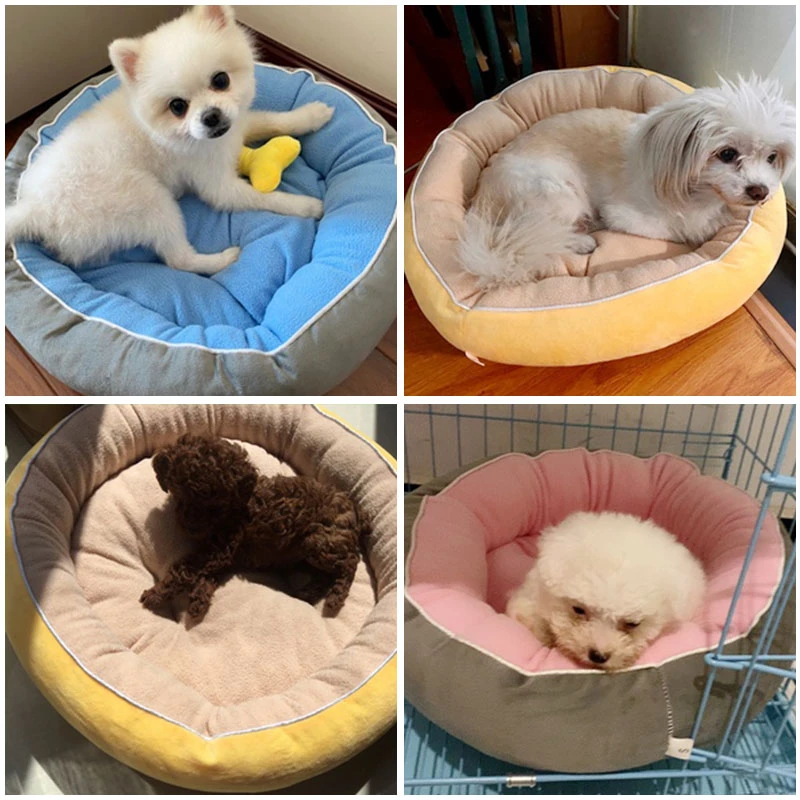 可爱宠物窝中小型犬狗窝可拆缷圆窝猫咪用品网红猫窝四季通用夏季