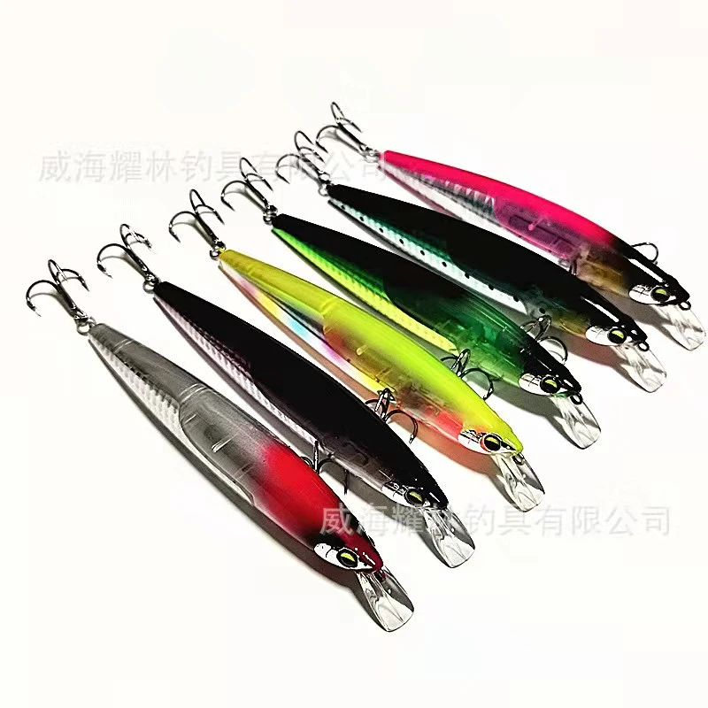 闪鳞19克路亚饵浮水米诺远投淡水鲈鱼翘嘴鳜鱼海钓海鲈拟饵假饵