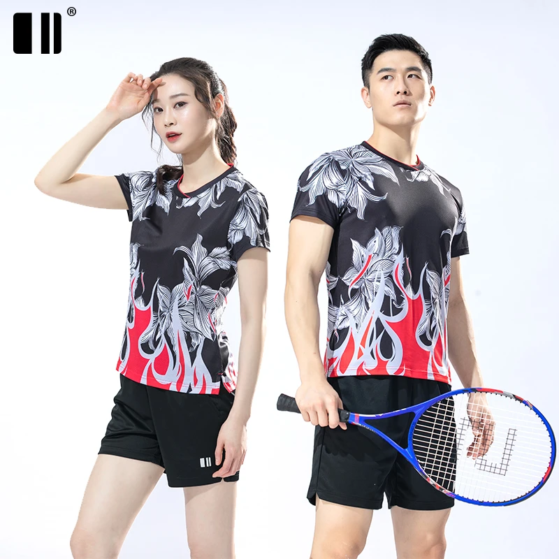 C111001单双号球服快干运动服透气夏季时尚印花户外男女吸湿