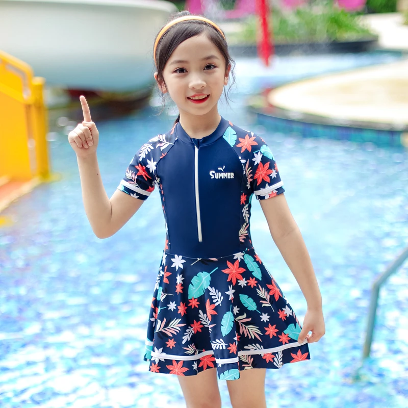 佑游31625儿童泳衣2023新款女童亲子款中大童分体泳装游泳衣游泳