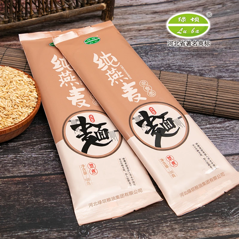 绿坝纯燕麦泡食面100g*10袋免煮非油炸