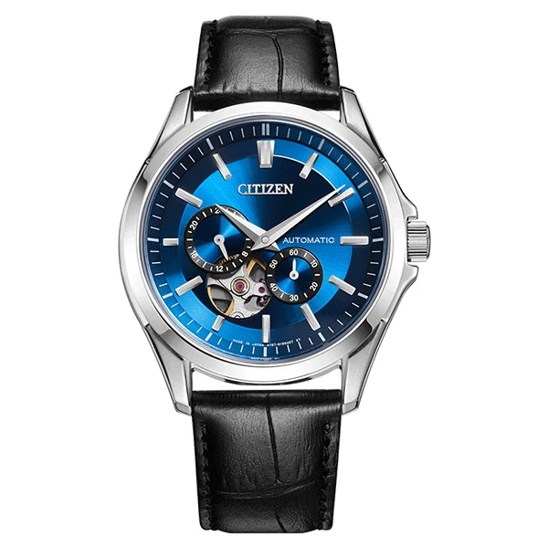 西铁城CITIZEN 全自动机械表三眼镂空防水男表 NP1010-01L