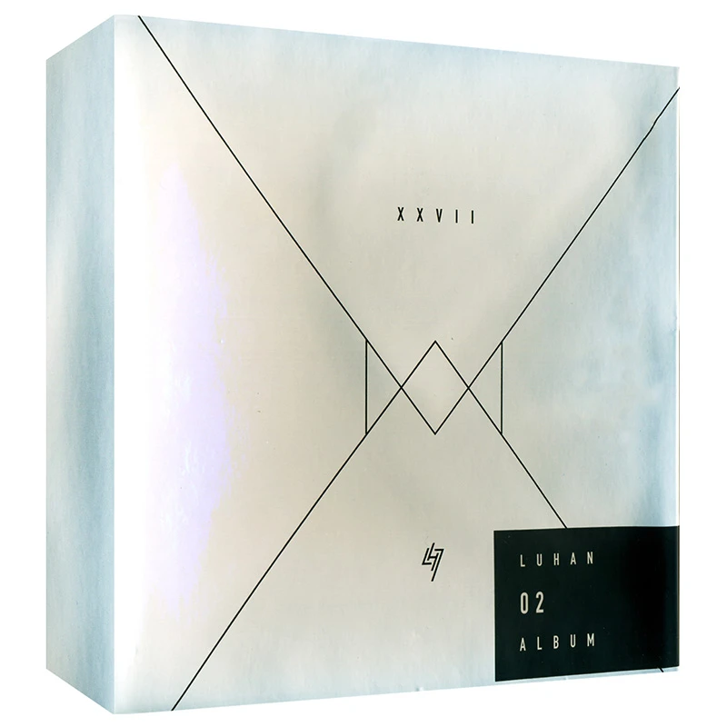 官方正品 鹿晗新专辑 xxvii  CD+DVD+雨衣+写真集 实体专辑周边