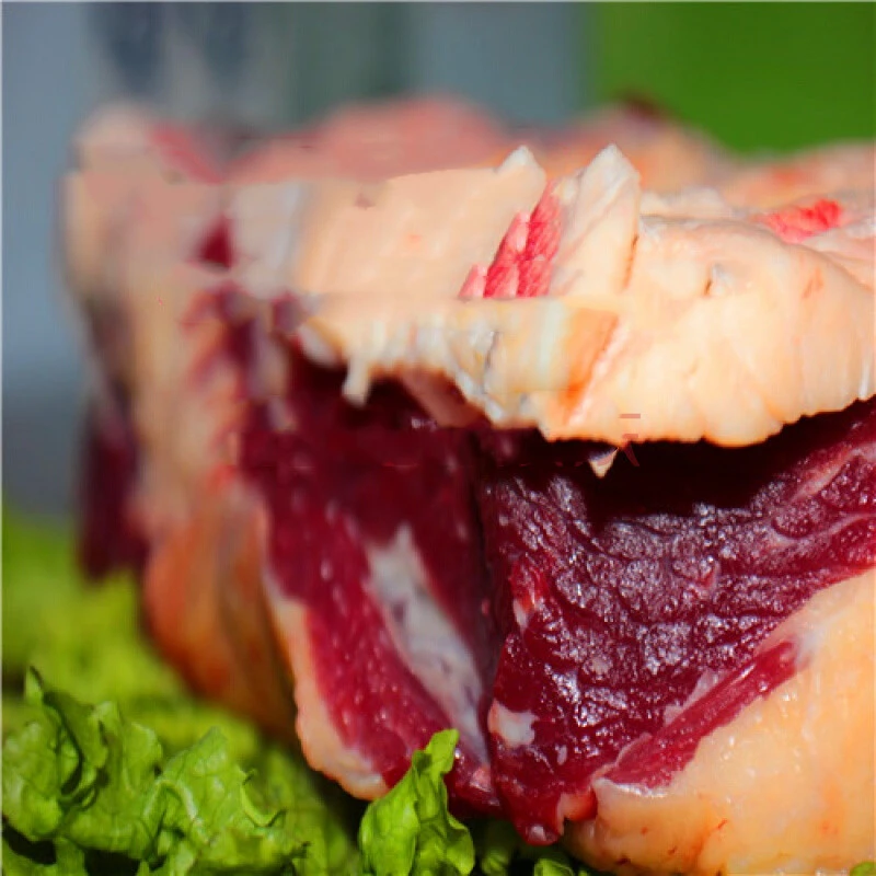 锡林浩特草地散养 原切 黄牛 牛胸口 脆爽 烧烤 烤肉 原肉2.5kg