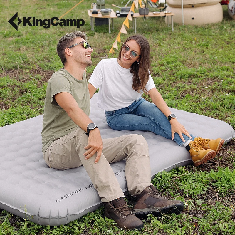 【KingCamp加厚双人充气垫】户外露营帐篷防潮垫午休充气床垫舒适