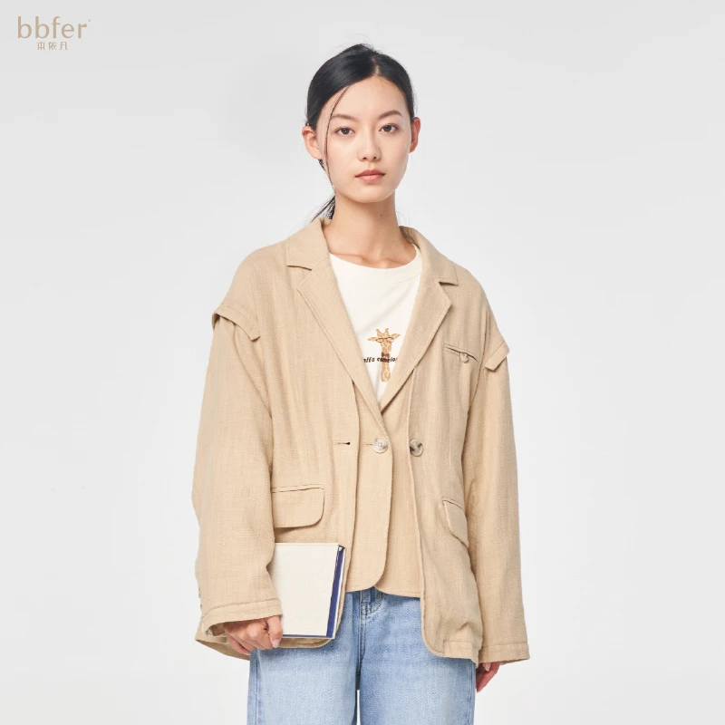Bbfer【部分微瑕，N，O褪N，O焕！介意慎，拍】西服YTSXF0009