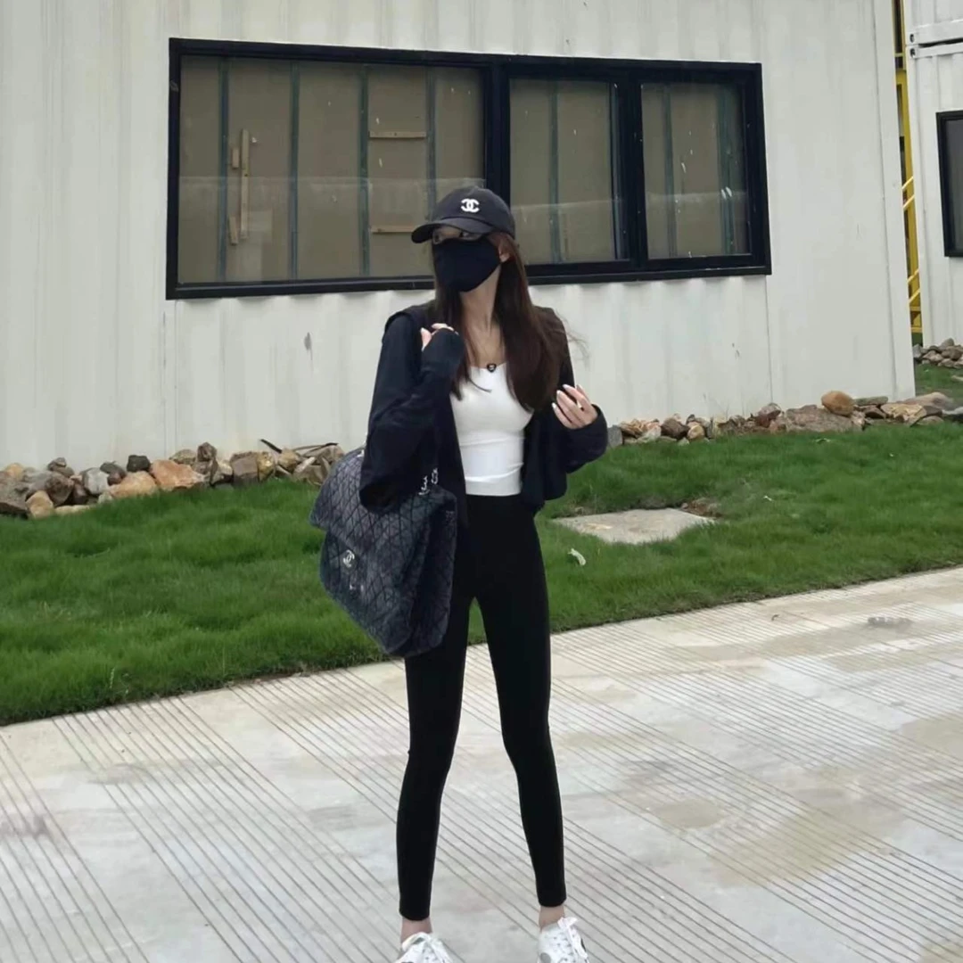 AJDE | 202瑜伽裤01高腰打底裤显瘦打底裤休闲百搭紧身运动时尚