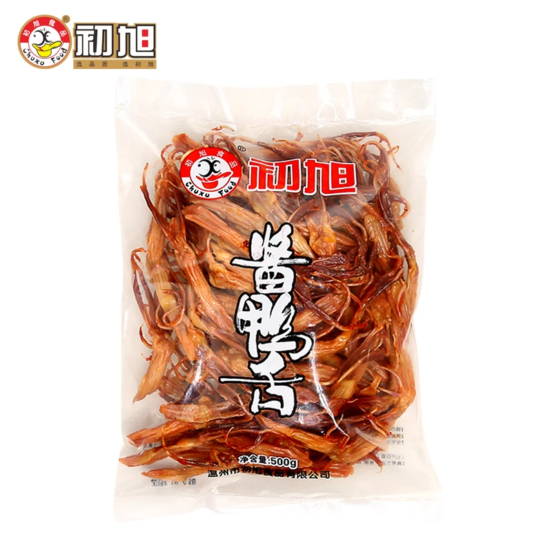 初旭食品 温州特产初旭大条生鸭舌500g需要蒸顺丰发货食用原味
