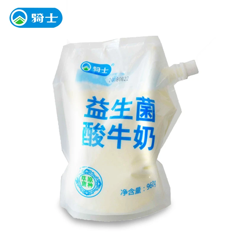 骑士酸奶益生菌酸牛奶960g*2袋风味发酵乳低温营养新鲜早餐酸牛奶