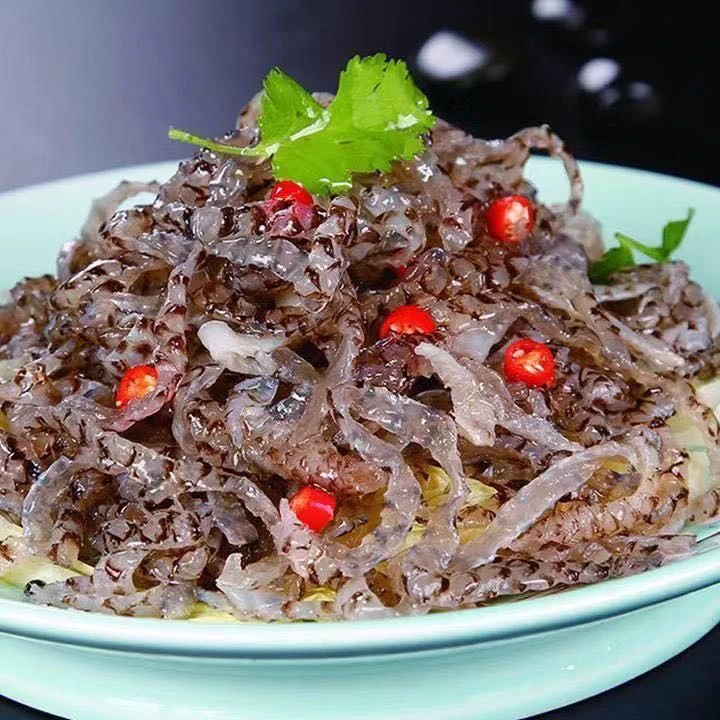 方块猫连云港产地鱼皮新鲜速冻.6包。14包每包150克.脆爽香辣营养