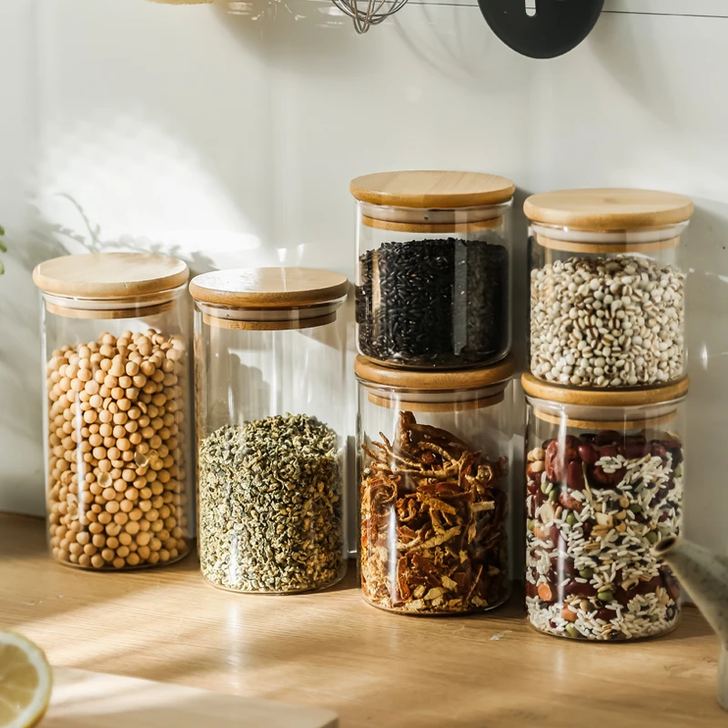 玻璃密封罐家用食品级茶叶陈皮储存罐五谷杂粮泡菜带盖储物小罐子