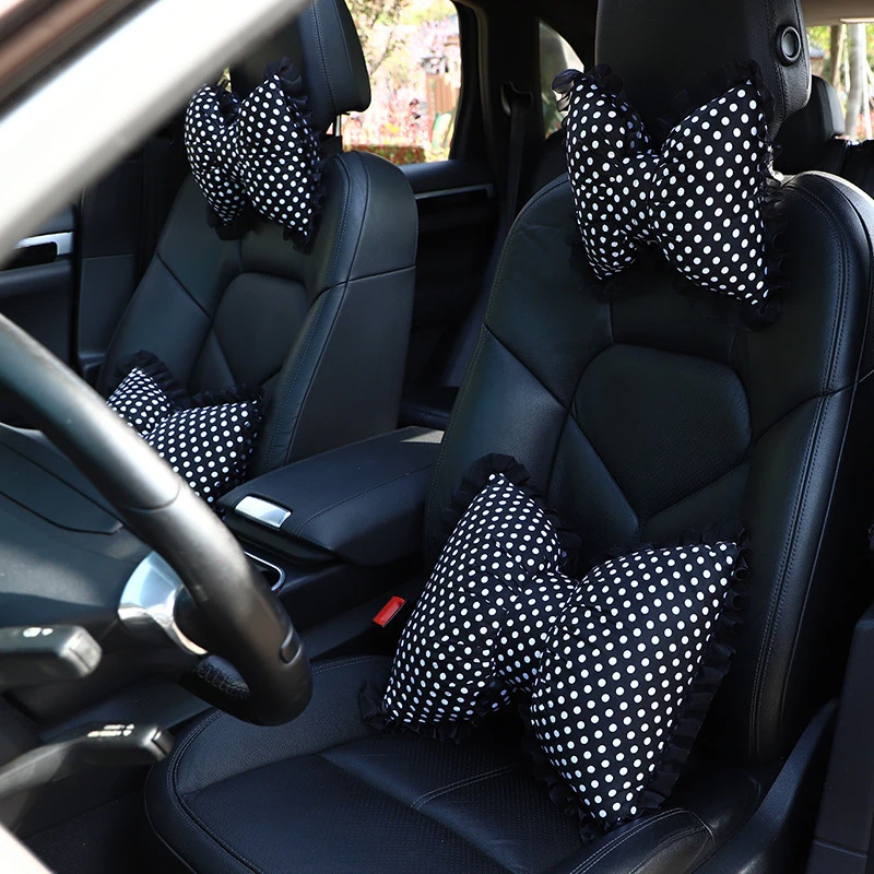 汽车头枕腰靠垫车内座椅护颈枕记忆棉车载车用颈椎枕靠枕情侣礼物