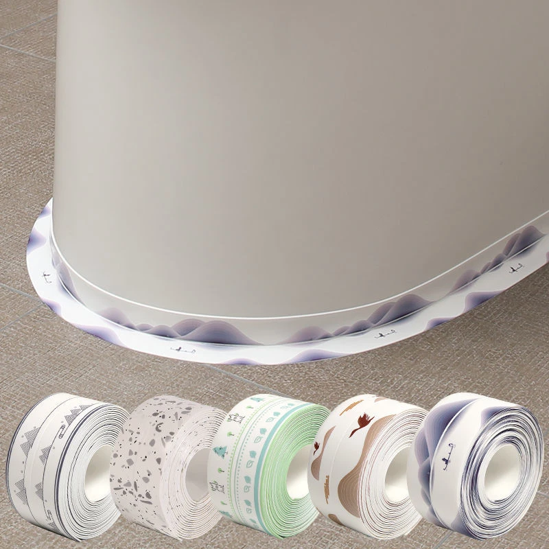 卫生间防水防霉美缝贴马桶贴防臭浴室地面贴灶台水池贴背胶自粘